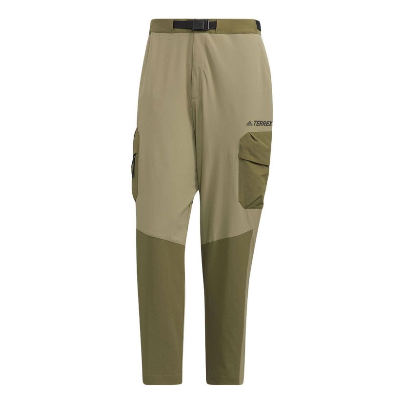 Cargo bukser adidas Performance Terrex Voyager Woven 7/8 Pants Grøn | HN2054