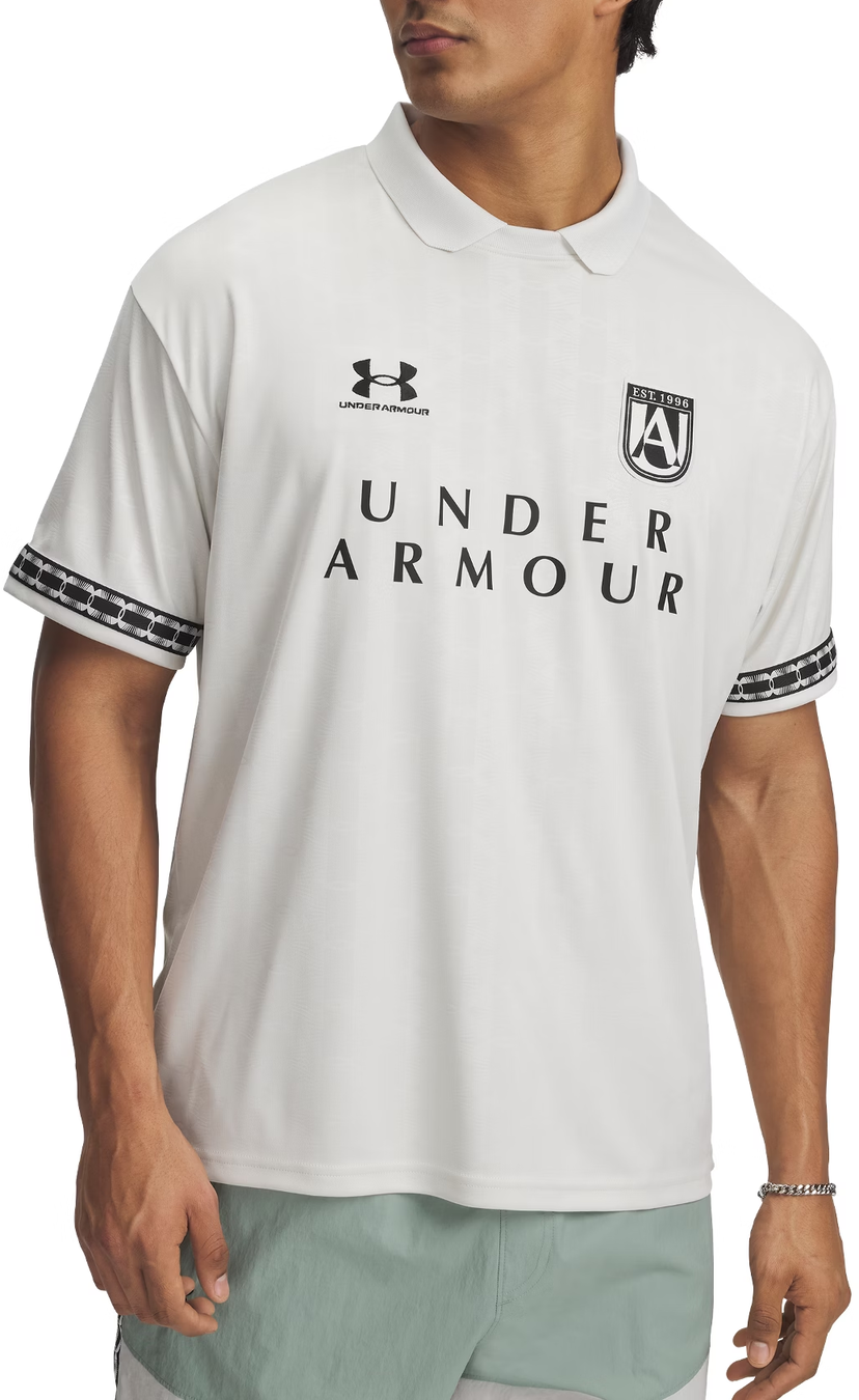 Polo skjorte Under Armour 96 Terrace Jersey Short Sleeve Hvid | 1390110-110