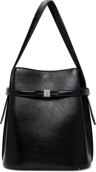 Mulepose TOTEME Totême Belted Naplack Leather Bucket Bag Sort | 244-WAL0048-LE0046, 0