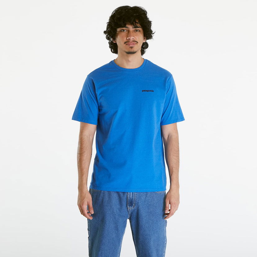 T-shirt Patagonia P-6 Logo Responsibili-Tee Vessel Blue Blå | 38504 POLV