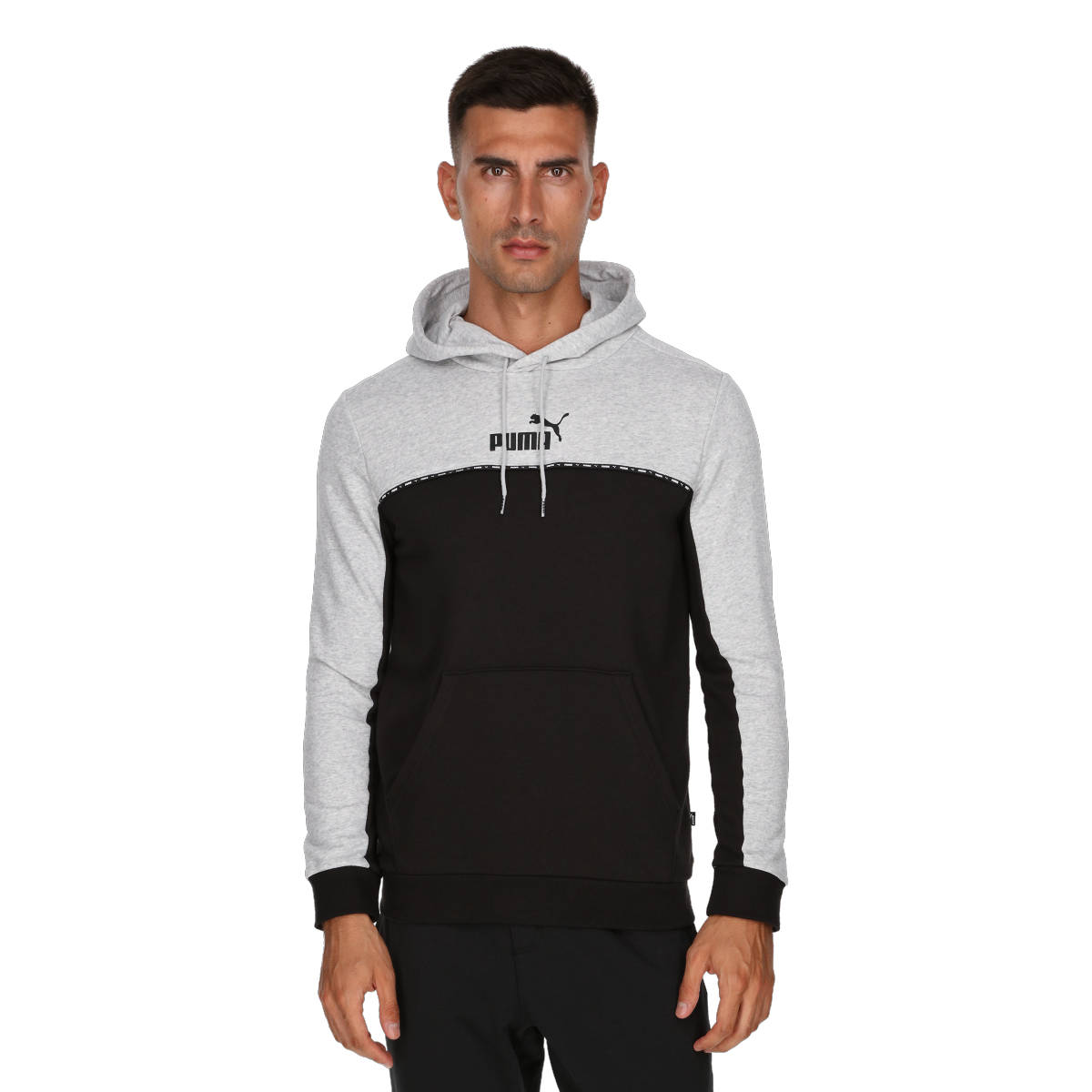 Sweatshirt Puma Essentials Colorblock Taped Hoodie Flerfarvet | 675173-04, 0