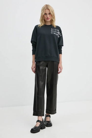 Sweatshirt Maison Margiela Sweatshirt Printed Sort | S62GU0132.M25004, 1