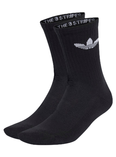Sokker adidas Originals Trefoil Cushion Crew Socks - 3 pack Sort | IJ5613