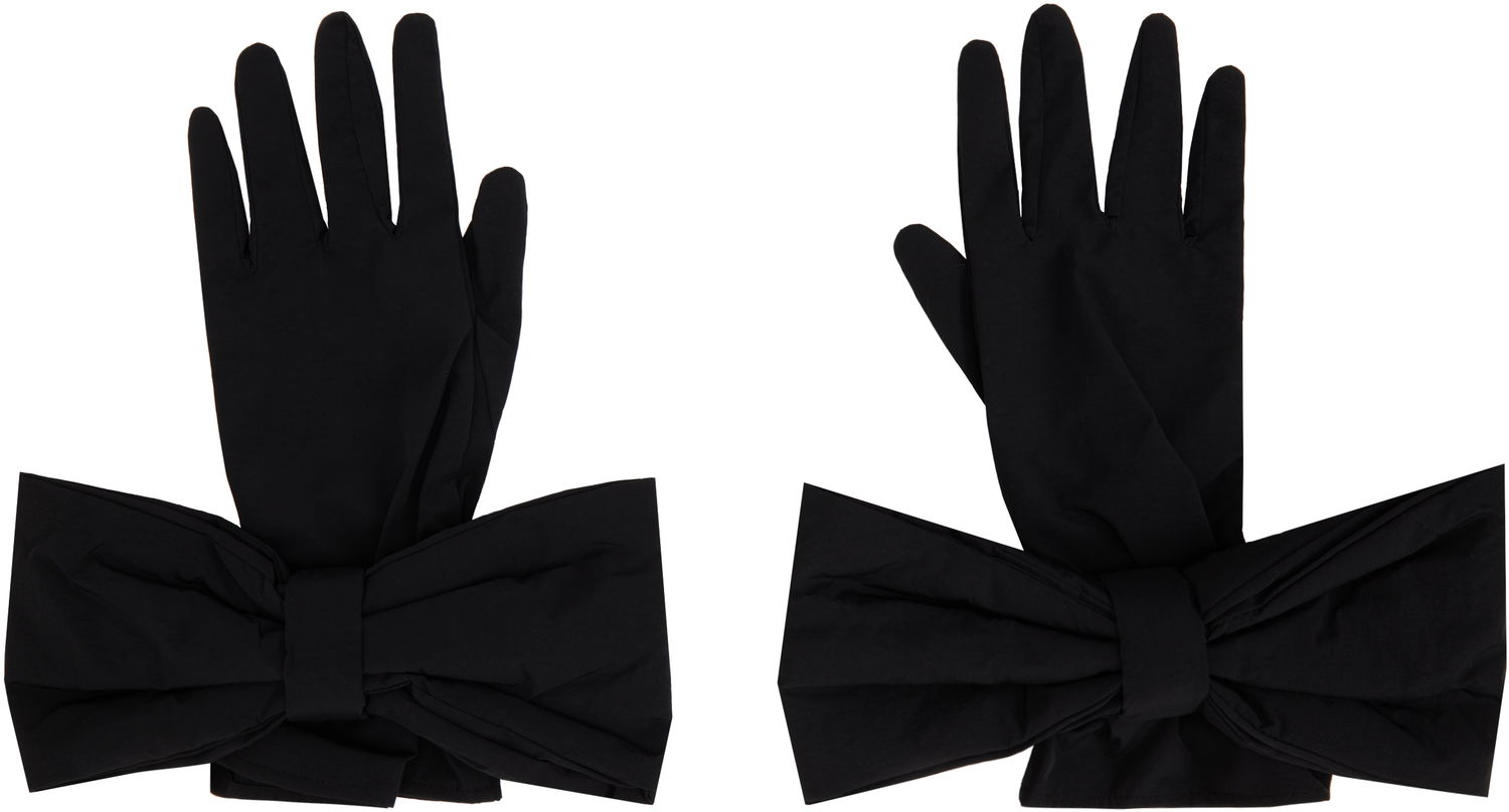 Handsker SHUSHU/TONG SHUSHU/TONG Bow Gloves Sort | AW21AC07 PTA031, 0