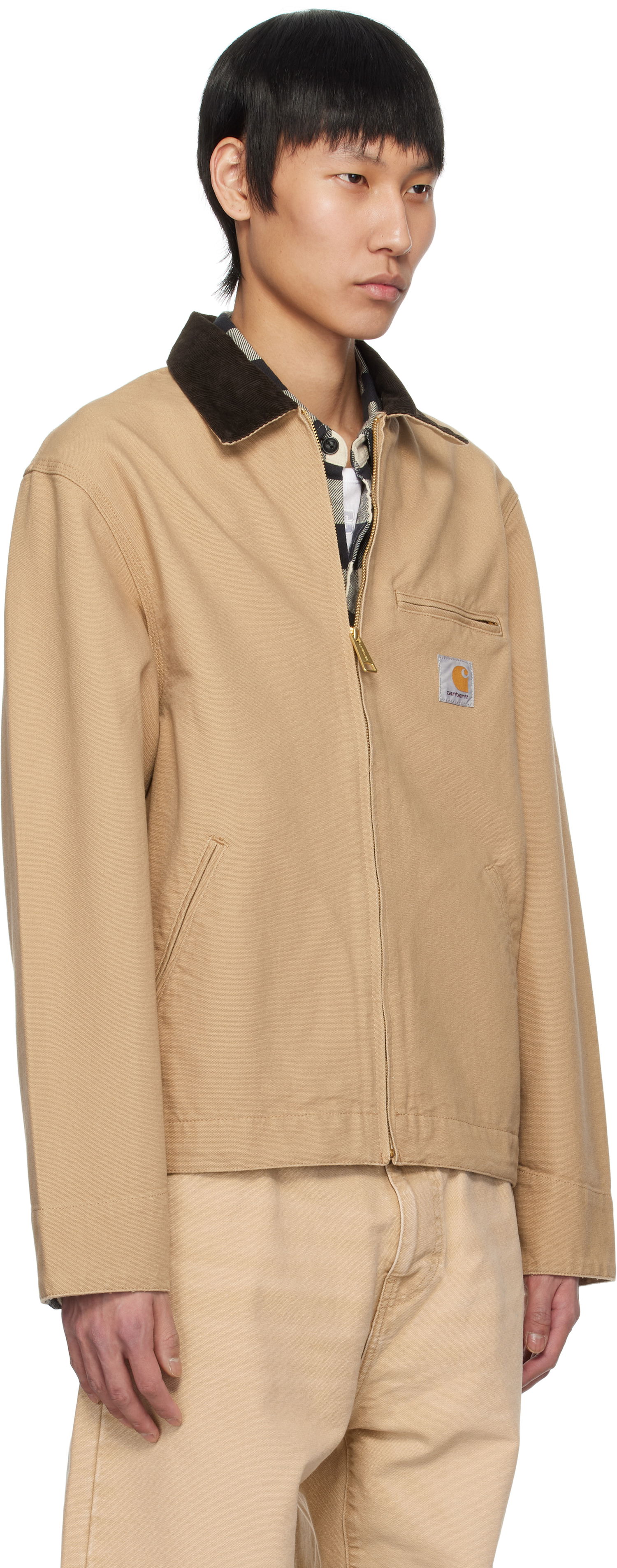 Jakke Carhartt WIP Carhartt WIP Spring Detroit Jacket Beige | I033112, 1