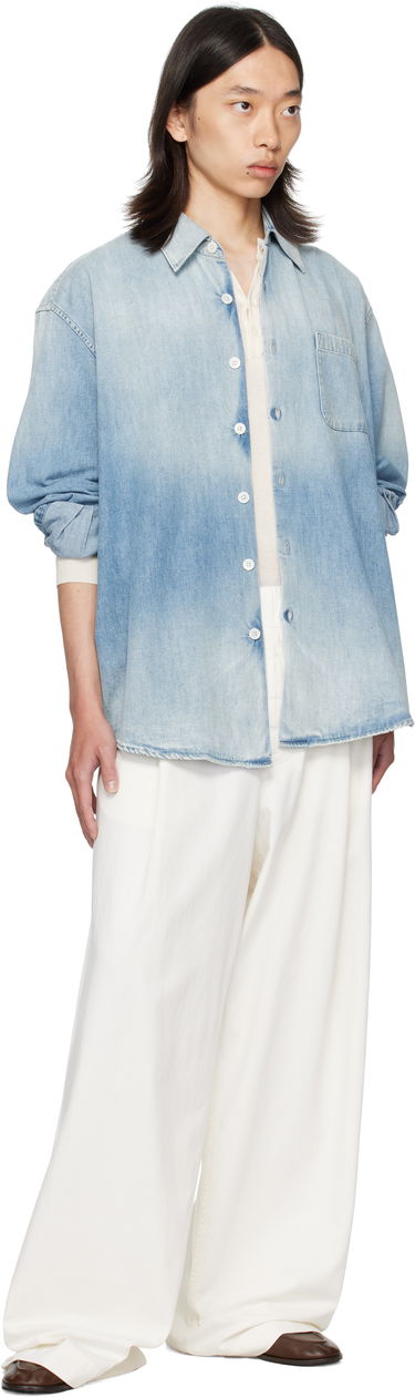 Bukser og jeans Dries Van Noten Dries Van Noten Drawstring Wide-Leg Pants Hvid | 252-020926-2382, 3