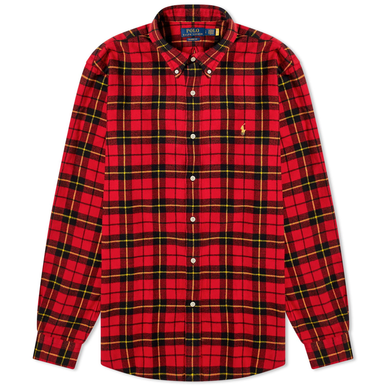 Skjorte Polo by Ralph Lauren Check Flannel Shirt Rød | 710926921001, 0