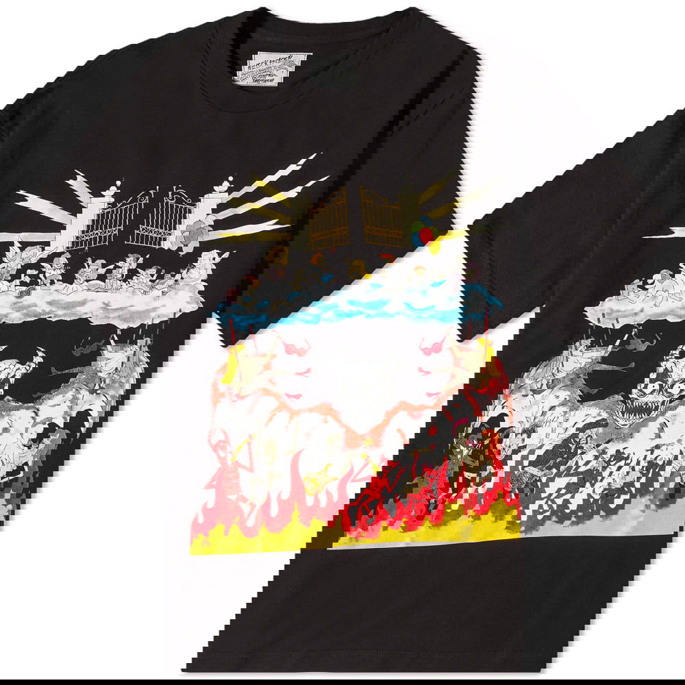 T-shirt WACKO MARIA Neck Face Anniversary Tee Sort | NECKFACE-WM-TEE24-B, 0