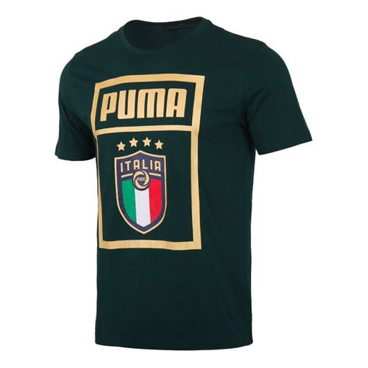 T-shirt Puma Puma Italia Tee Grøn | 757504-18, 0