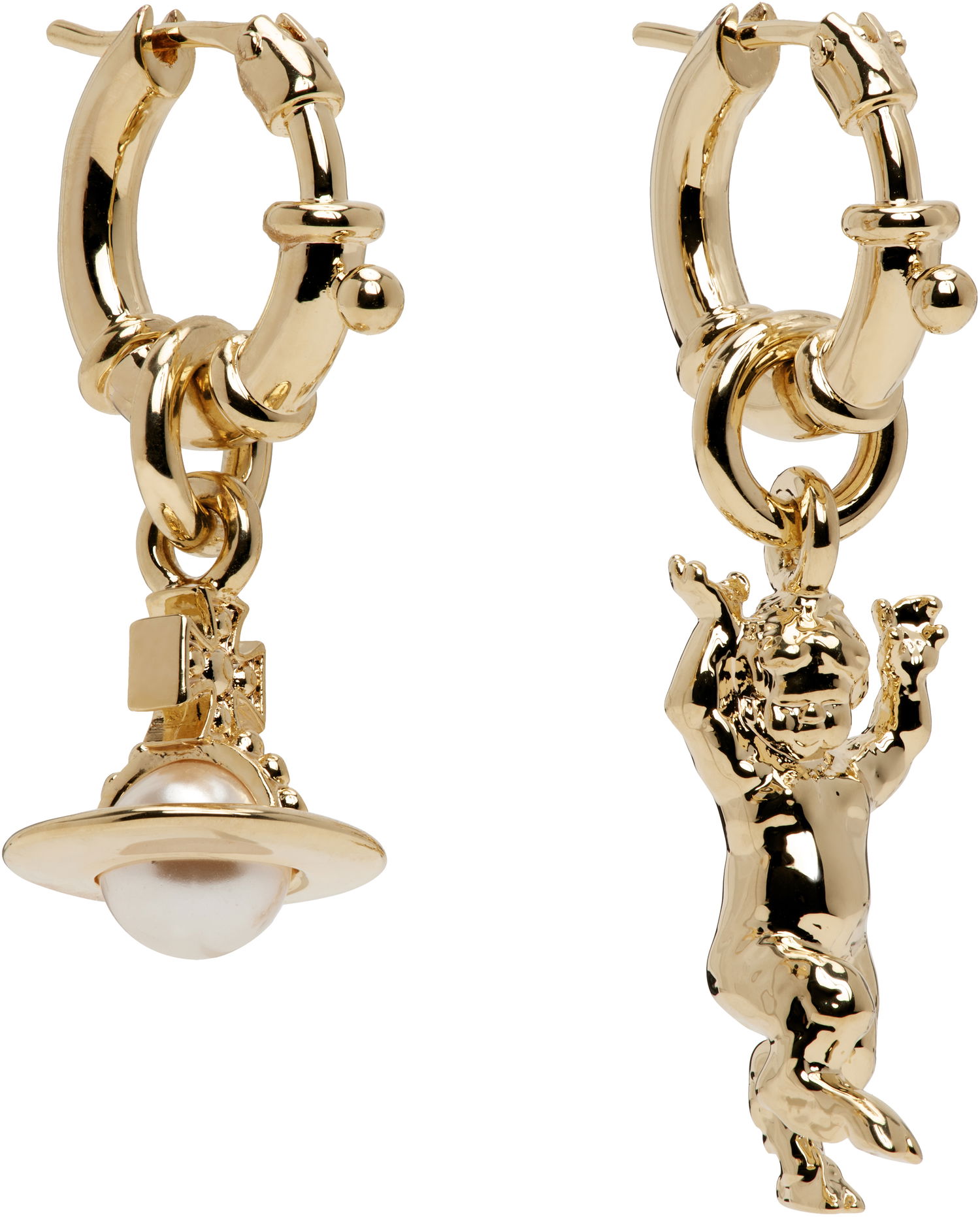 Øreringe Vivienne Westwood Anglo Pearl Earrings Metalisk | 62020165-02R107-, 1