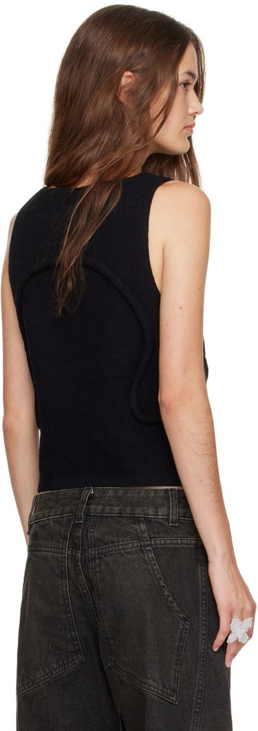 Tanktop Eckhaus Latta Eckhaus Latta Pallas Tank Top Sort | 1405-EL-PF25-D -, 2