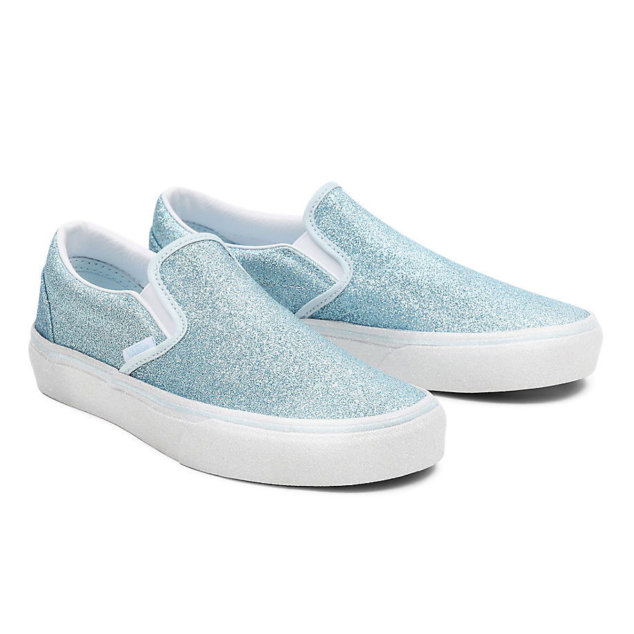 Sneakers og sko Vans Glitter Classic Slip-on Blå | VN000XG8B07, 0