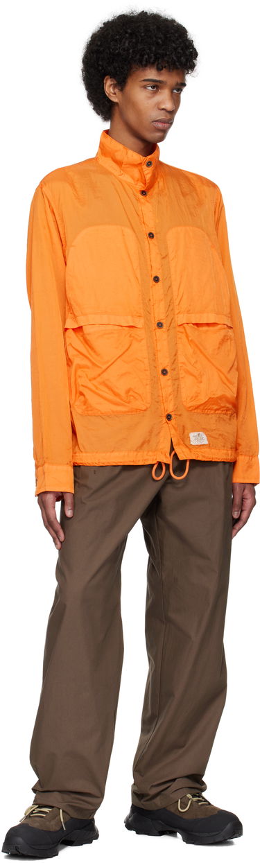 Skjorte Ranra RANRA Epitome Nylon Ripstop Long Sleeve Shirt Orange | AMSS25LS01519, 3