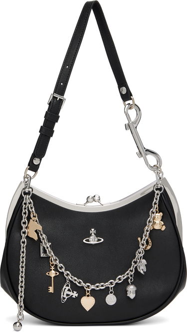 Håndtaske Vivienne Westwood Vivienne Westwood Charm Frame Bag Sort | 4B01000PW-L00BX-, 0