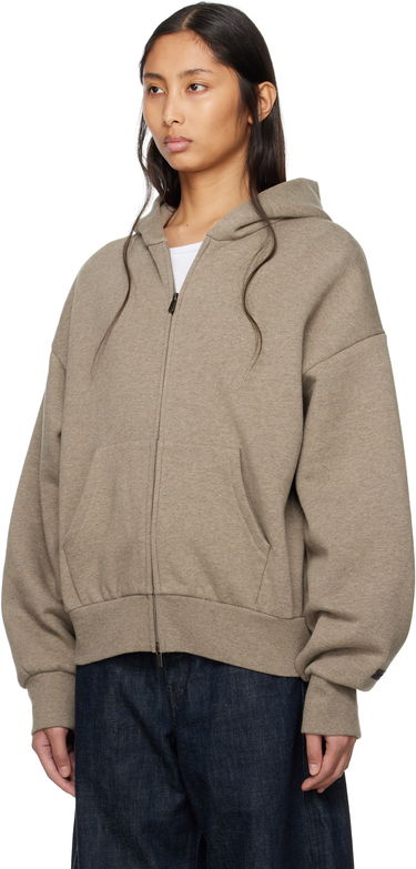 Sweatshirt Fear of God Fear of God ESSENTIALS Classic Full Zip-Up Hoodie Grå | 192AS254781F, 3