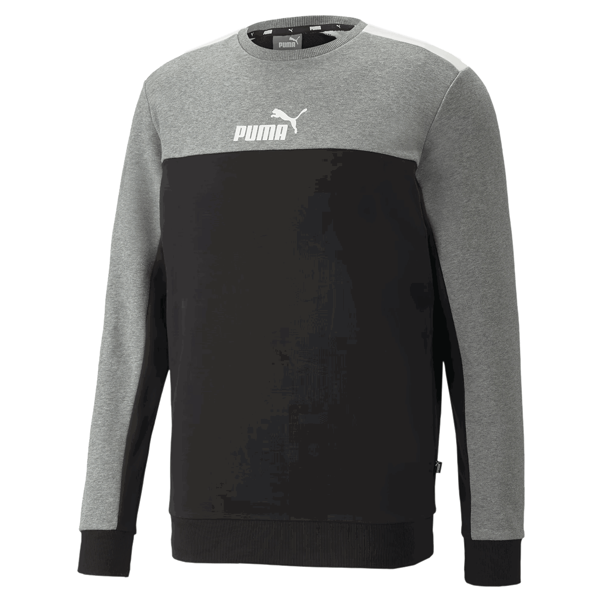 Sweatshirt Puma ESS+ Block Crew Sweatshirt Flerfarvet | 847427-01, 0