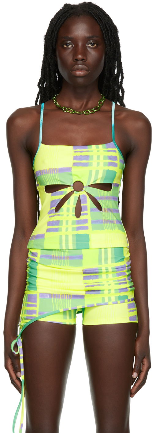 Tanktop Collina Strada Collina Strada Cutout Print Top Flerfarvet | XX3197