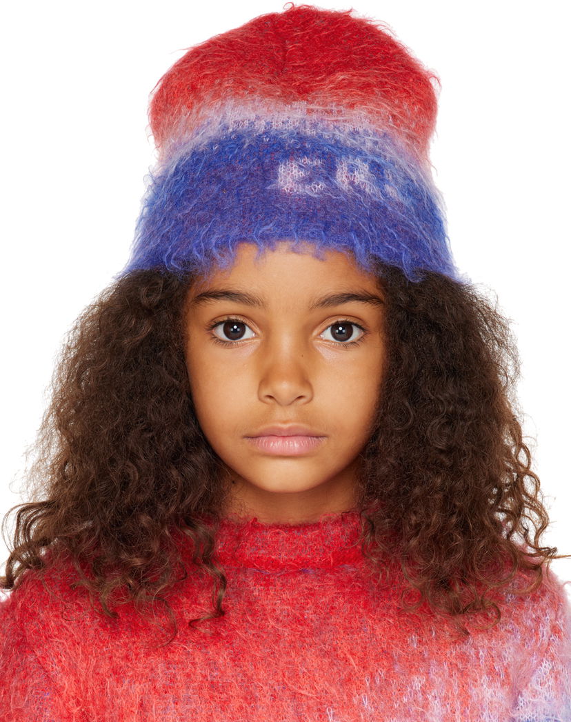 Sweater ERL ERL Gradient Beanie Rød | ERL06KK056