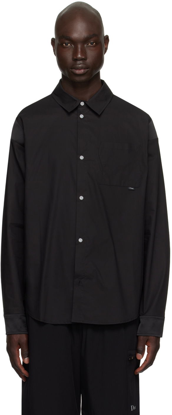 Skjorte Dime Pocket Shirt Sort | DIME23D1F4BLK, 0