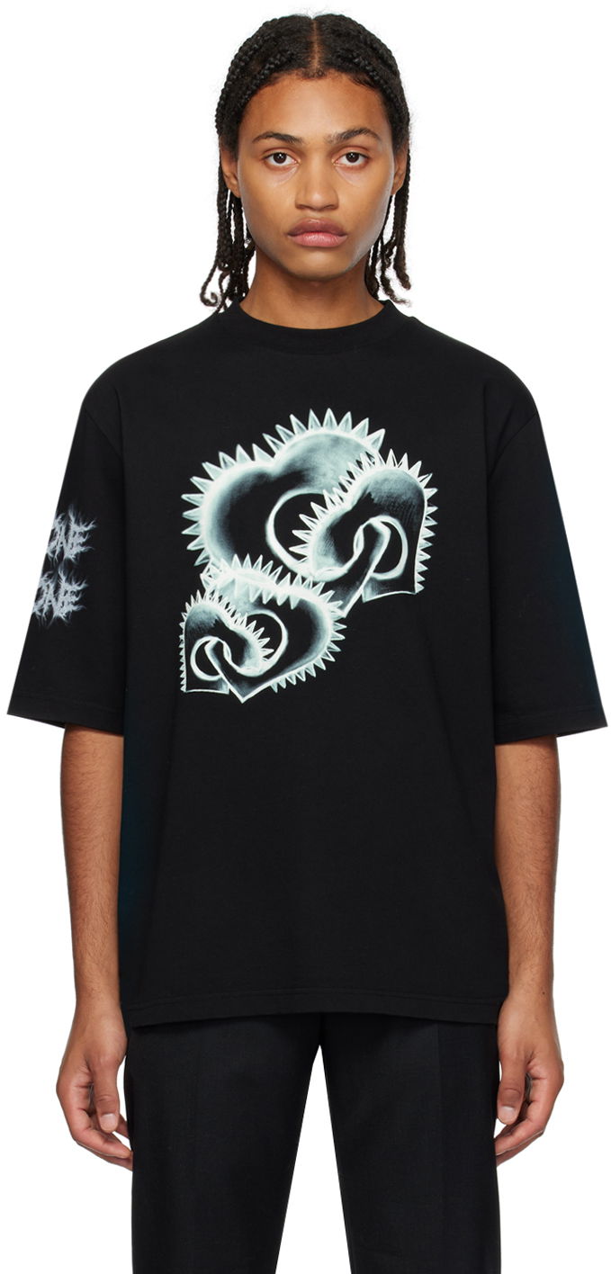 T-shirt We11done We11done Graphic Print T-Shirt Sort | WD-TT3-23-748-U-BK