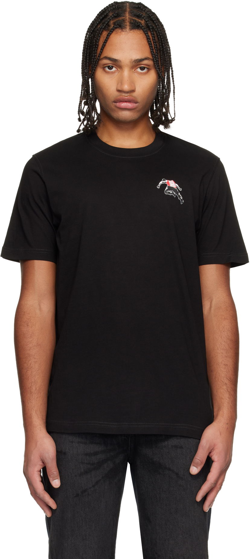 T-shirt Diesel T-shirt T-Adjust-T3 Sort | A18668-0QIAM-9XX