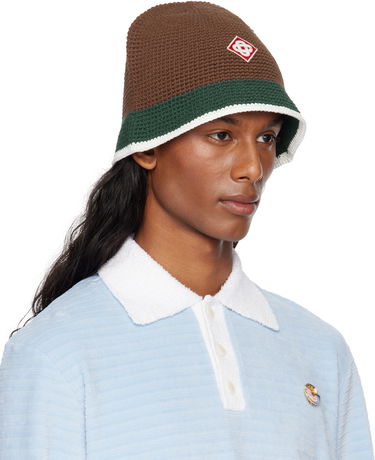 Hat Casablanca Casablanca Crochet Bucket Hat Brun | AS25-HAT-081-01, 1