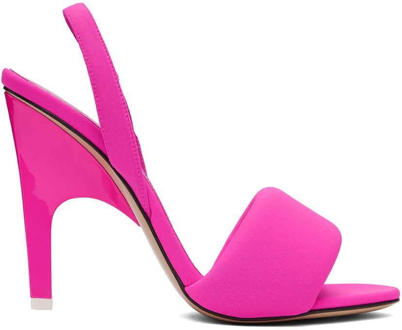 Skopleje The Attico Attico Rem Heeled Slingback Sandals Lyserød | 236WS522 E075