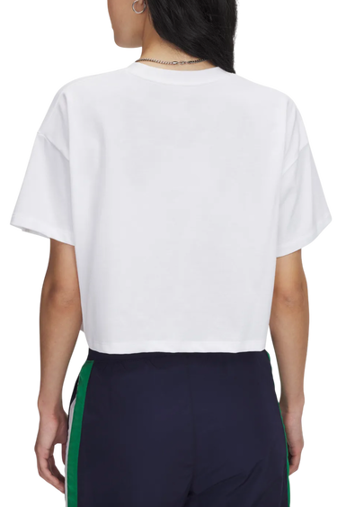 Crop top Under Armour Varsity Mix HW Crop Top Hvid | 1389156-101, 1