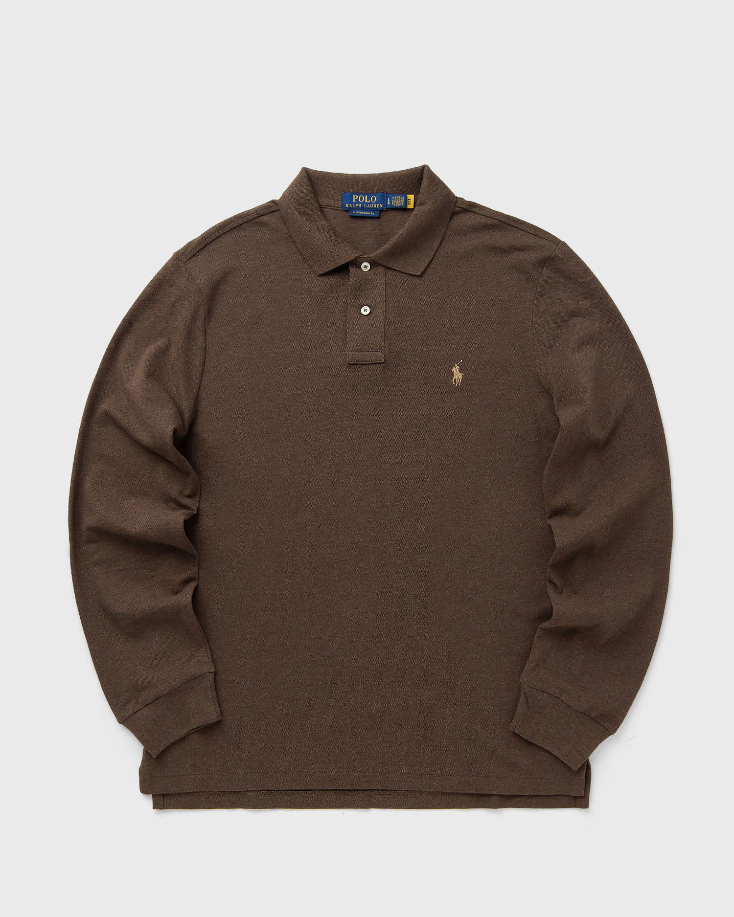 Polo skjorte Polo by Ralph Lauren Polo Ralph Lauren Long Sleeve Polo Shirt Brun | 710680790144, 0