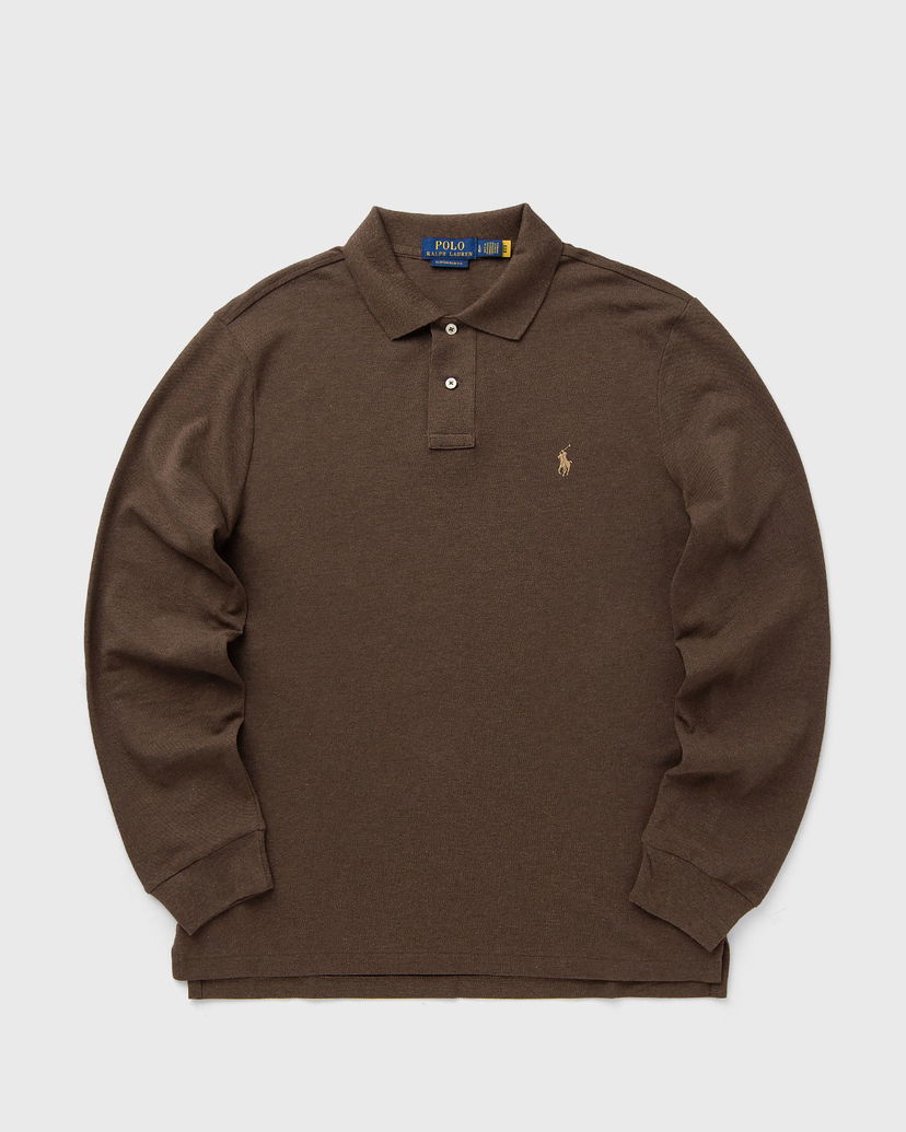 Polo skjorte Polo by Ralph Lauren Polo Ralph Lauren Long Sleeve Polo Shirt Brun | 710680790144