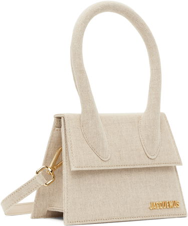 Skuldertaske Jacquemus Le Papier 'Le Chiquito Moyen' Bag Beige | 22H213BA002-3071, 1