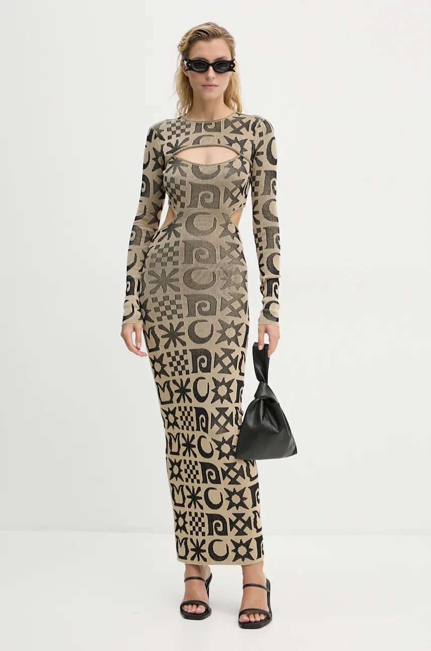 Crop top Nanushka Onika Maxi Dress Beige | NW24PFBS23799, 1