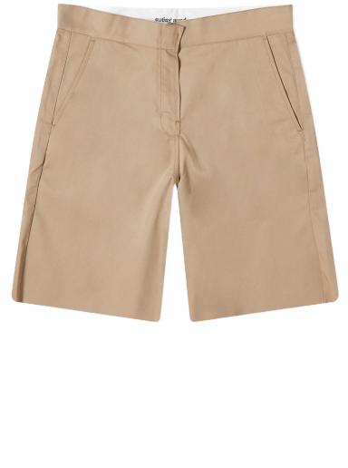 Shorts Palm Angels Reverse Waistband Short Beige | PWCB036S23FAB0016101