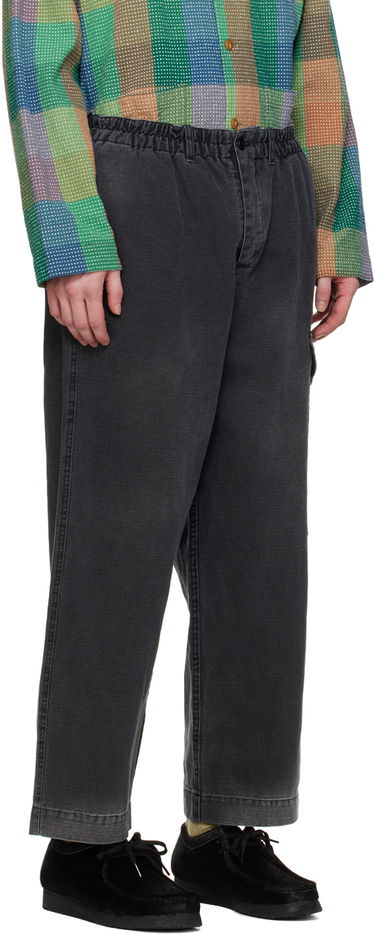 Cargo bukser YMC YMC Faded Cargo Trousers Sort | P4WAJ, 1