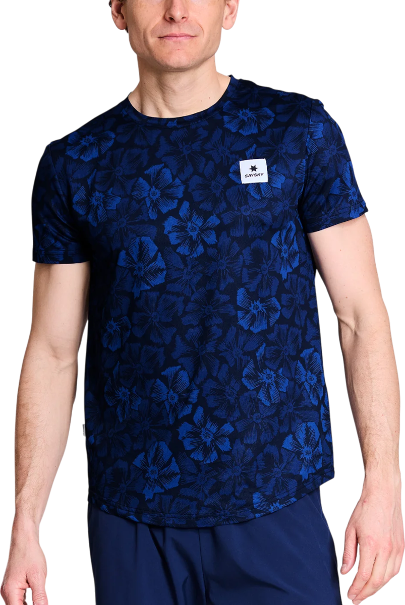 T-shirt Saysky Saysky Flower Combat T-Shirt Blå | nmrss31c-1029