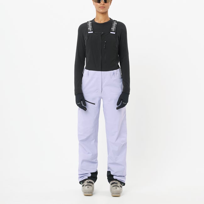 Bukser Salomon Moon Patrol Gore-tex Ski Bib Pants Lilla | LC2705900