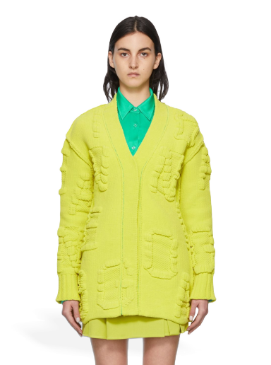 Sweater Bottega Veneta Nylon Cardigan Gul | 689713 V1OX0