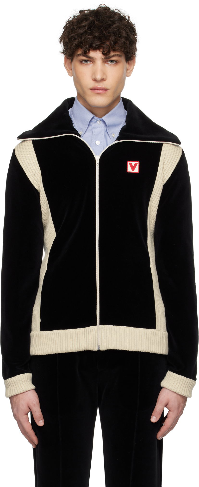 Sweatshirt Valentino Turtleneck Jacket Sort | 6V3MF28VARA
