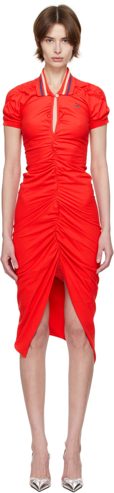 Kjole Vivienne Westwood Pulling Midi Dress Sort | 1102000Z-J0009-, 4