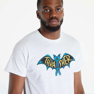 T-shirt Thrasher Bat T-shirt Grå | 145213, 3