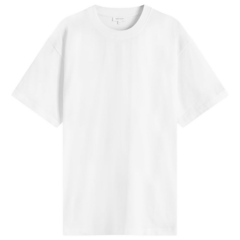 T-shirt NORSE PROJECTS Standard Heavyweight T-Shirt - Size Large Hvid | N01-0679-0001