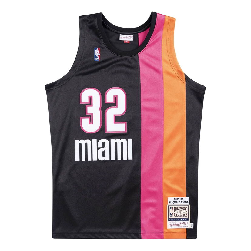 Jersey Mitchell & Ness NBA Miami Heat 2005-06 'Shaquille O'Neal 32' Jersey Sort | AJY4EL18033-MHEBLCK05SON