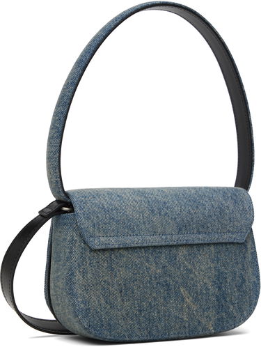 Håndtaske Diesel Diesel 1DR Denim Shoulder Bag Blå | X08396 P1730, 2