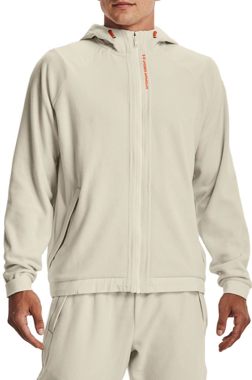 Sweatshirt Under Armour Under Armour UA Rush Fleece Full-Zip Hoodie Beige | 1366178-279