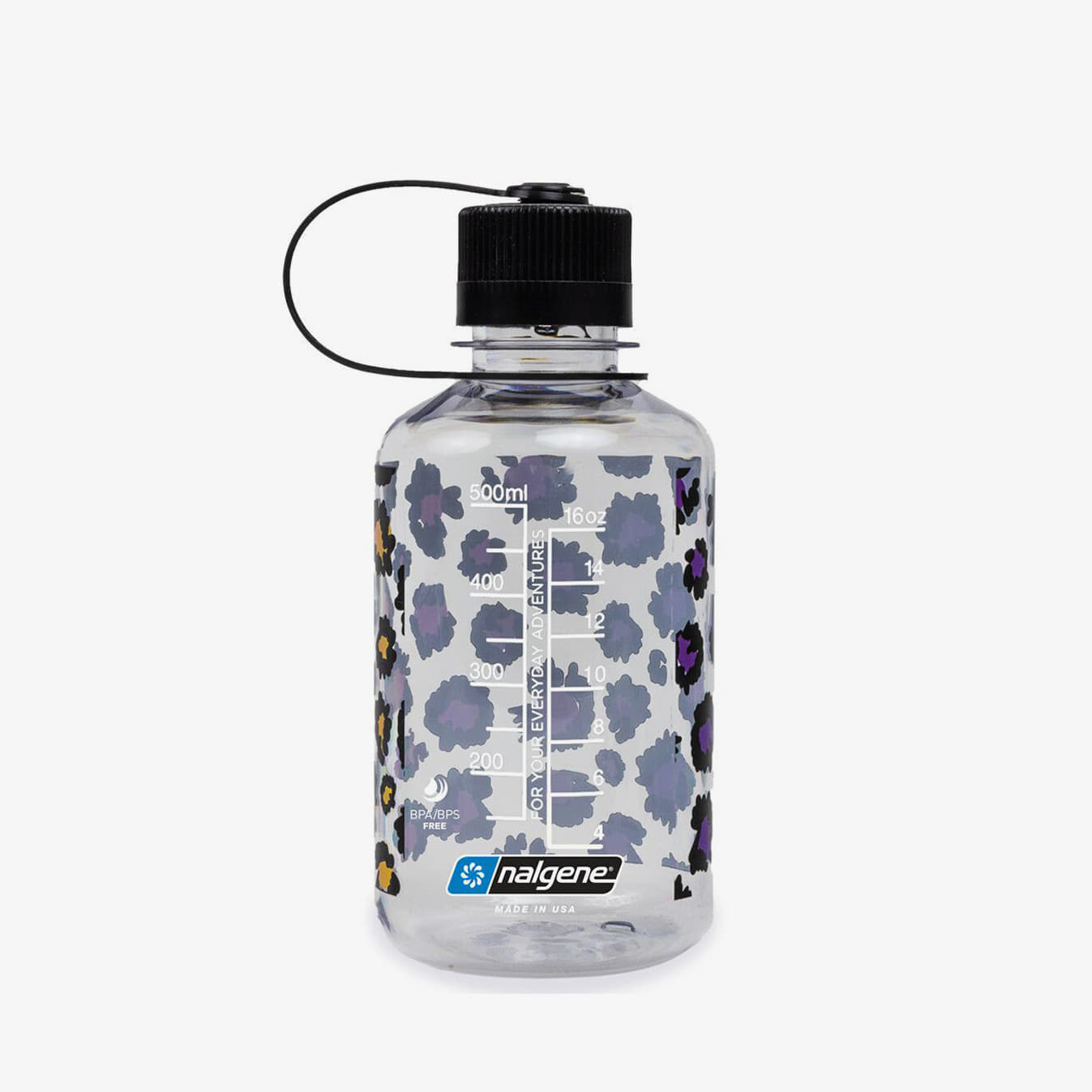 Drikkeflaske Nalgene 500ml Narrow Mouth Rainbow Cheetah Universal Water Bottle Flerfarvet | 682023-0011, 1