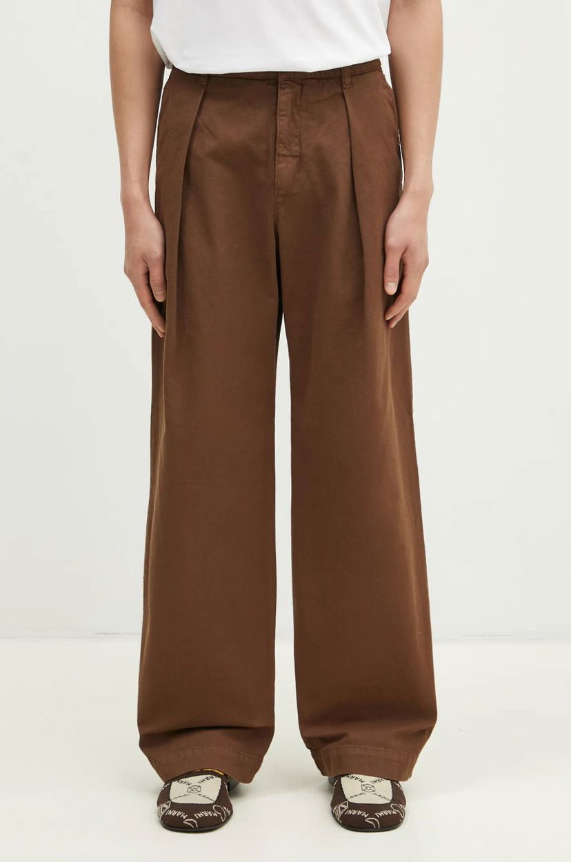 Bukser WOOD WOOD Wood Wood Fraser Pleated Chinos Brun | 12435001.5181