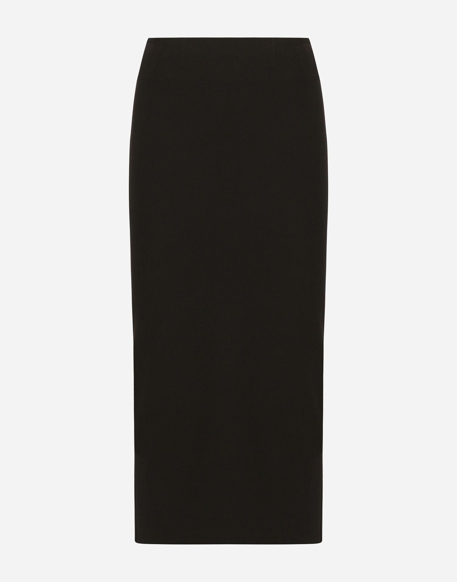 Nederdel Dolce & Gabbana Straight-Cut Midi Skirt Sort | F4CQBTFUGKFN0000, 0