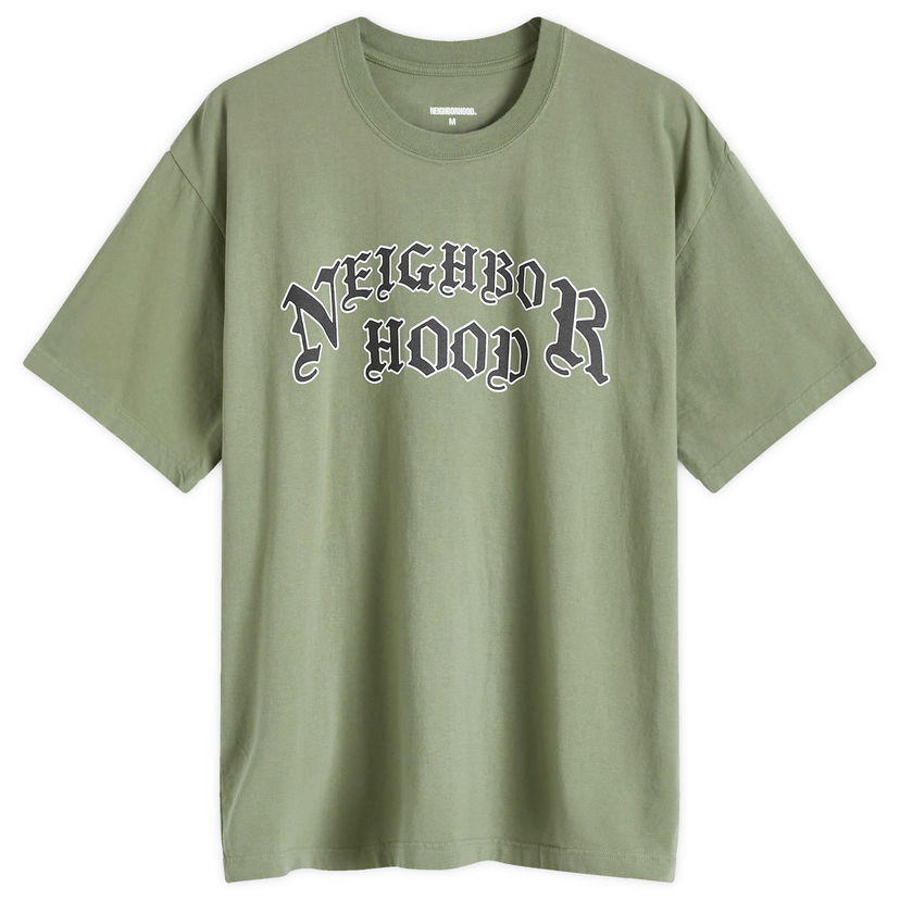 T-shirt Neighborhood T-Shirt Olive Drab Grøn | 242PCNH-ST04-OLV