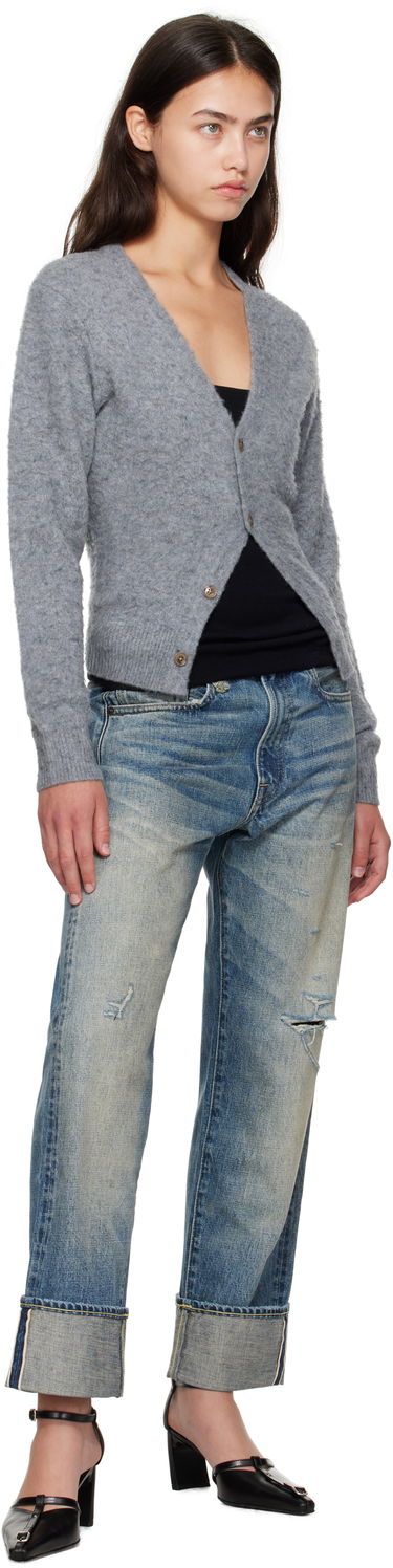 Sweater R13 R13 Split Hem Cardigan Grå | R13WY291-Y212A, 3