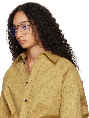 Solbriller Bottega Veneta Aviator Metal Glasses Metalisk | BV1012S-009, 3
